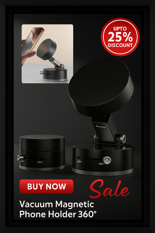 Vacuum Magnetic Phone Holder 360°