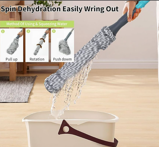 Self-twisting Water Rotating Mop
