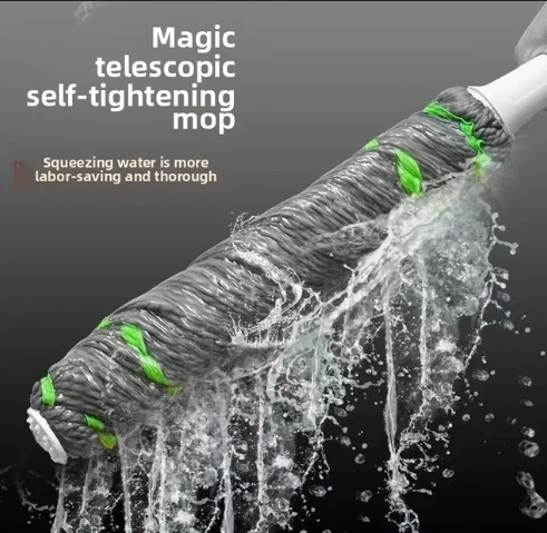Self-twisting Water Rotating Mop