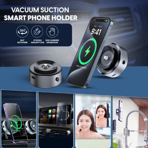 Vacuum Magnetic Phone Holder 360°